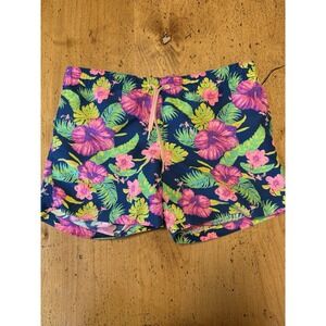 Chubbies Swim Trunks Men Large Floral Print Stretch Mesh Lined 5.5" Inseam